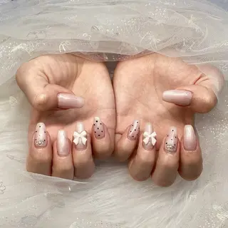 ネイル パーツ全部¥110 サロンミミのネイルデザイン