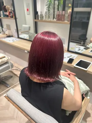 カラー かとう はるかのヘアスタイル