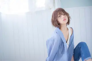 セミロング ♡大人カワイイ hair♡徳井はやとのヘアスタイル