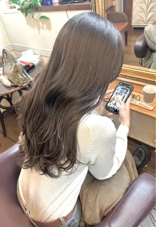 ロング カラー 🌱ケミカル美容師 未来を綺麗に🌱優吾のヘアスタイル