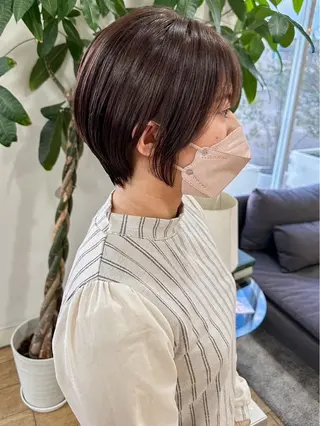 ショート 間水 和樹のヘアスタイル