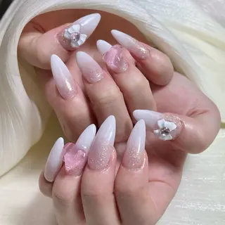 ネイル By moonネイル 🌷ワンホン/韓国風のネイルデザイン