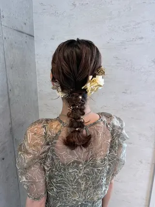 ヘアアレンジ 女性に人気♪ はやしほのかのヘアスタイル