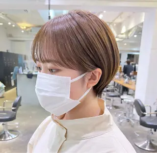 ショート 韓国風 レイヤー/seiyaのヘアスタイル