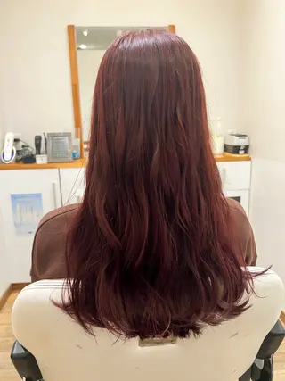 ロング カラー アザマ　ヤスカツ _rosso 川口のヘアスタイル