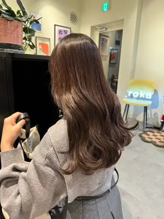 ロング カラー ayaka♡ 柔らかカラーのヘアスタイル