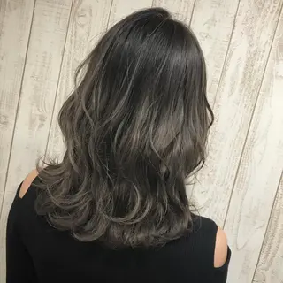 セミロング カラー 髪質改善will hairdesignのヘアスタイル
