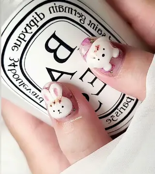 ネイル 3dパーツ/流行り 👧shushu❤️のネイルデザイン