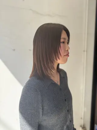 ミディアム 美容室MOMO 柏所属・🦄心でカット🦄 🌈まさきうらん🌈のヘアスタイル