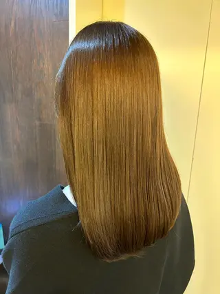 セミロング 水谷 菜央のヘアスタイル