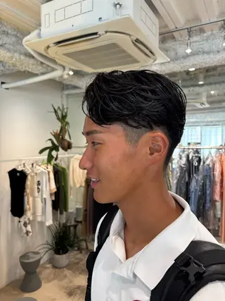 メンズ ANY/須田 麻人/ハードパーマのヘアスタイル