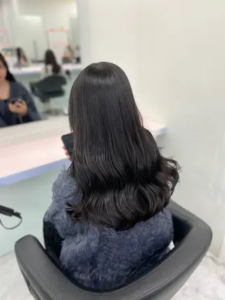 ロング カラー ヘアアレンジ レイヤー×透明感カラ ーHAYATOのヘアスタイル