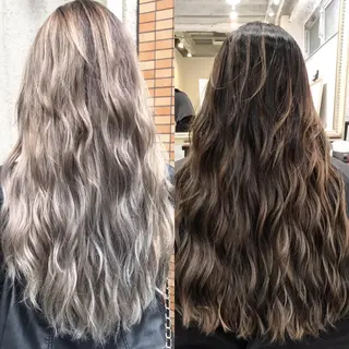 ロング カラー ヘアアレンジ BANK'S hair所属・💐ケラチン 髪質改善寺坂雄飛💐のヘアスタイル