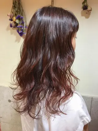 ロング カラー LOST CITY 横浜所属・🪐脱白髪染め 🪐松尾菜々美のヘアスタイル