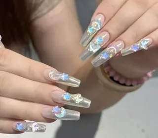 ネイル By moonネイル 🌷ワンホン/韓国風のネイルデザイン