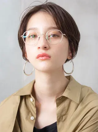 ショート カラー 🉐レイヤー/塩見 弘樹🉐渋谷のヘアスタイル