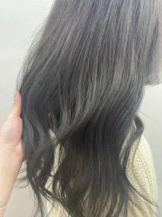 ロング 顔まわりレイヤー/ bob及川亜沙美のヘアスタイル