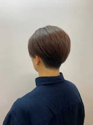 ショート 染谷 れなのヘアスタイル