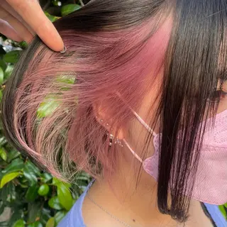 ショート カラー マンツーマン女性 美容師 奏のヘアスタイル