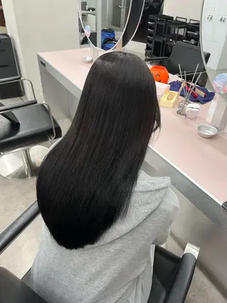 ロング 奥野碧🌈艶髪 /ダメージレスカラーのヘアスタイル