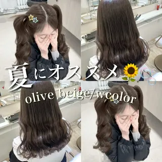 ロング カラー ParveMix 🪽鳥取彩花のヘアスタイル