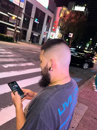 メンズ MERICANBARBERSHOP®︎TYO所属・渋谷BARBER/ キリのヘアスタイル