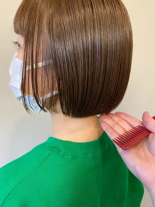 ショート レイヤーカットのプロ 大人ヘア宮森貴志のヘアスタイル