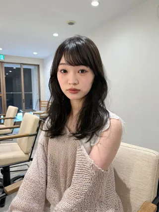 セミロング カラー 🐕‍🦺似合わせ 🐕‍🦺akariのヘアスタイル