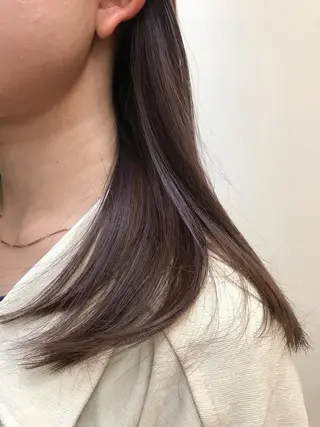 ミディアム カラー yah iroのヘアスタイル