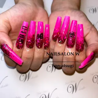 ロング ネイルサロン ダブルのネイルデザイン