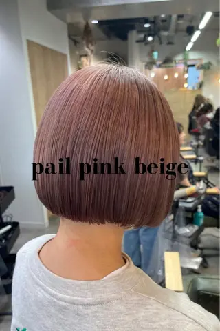 ショート カラー charm《銀座》 ヘアセット/縮毛矯正のヘアスタイル