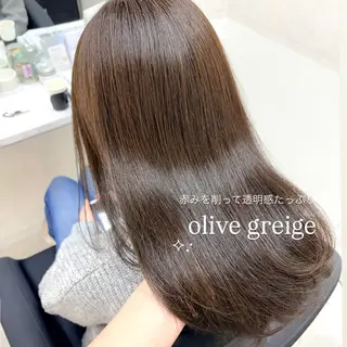 セミロング カラー SAKURA 髪質改善/ヘアセットのヘアスタイル