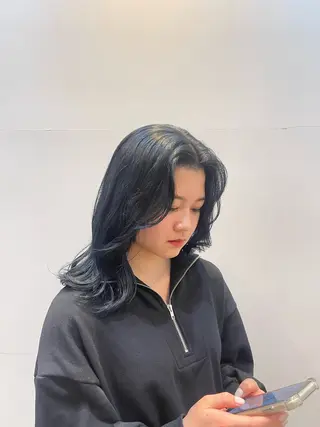 セミロング jr.stylist 小島千穂🎀のヘアスタイル