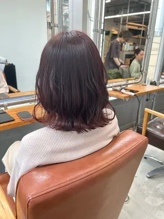 ミディアム カラー 🎀たな 🧸のヘアスタイル