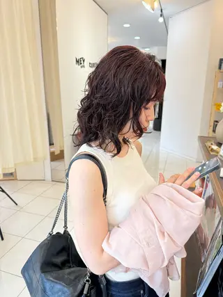 ミディアム パーマ 丁寧なカウンセリング 🌿KENTA🌿のヘアスタイル