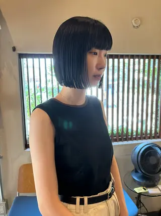 ショート カラー Chiho / 梅田 / ボブ/ パーマのヘアスタイル