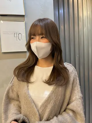 ロング カラー 渋谷で叶う美髪❤ ◎NATSUKI🤍のヘアスタイル