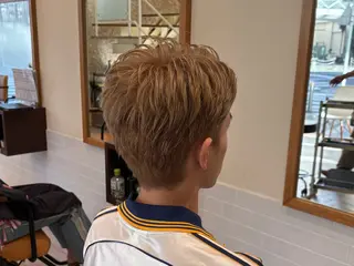 カラー メンズ おもだか　がく /レディースカットのヘアスタイル