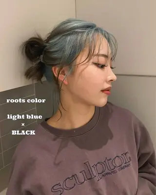 セミロング レイヤー専門家 ダブルカラー修のヘアスタイル