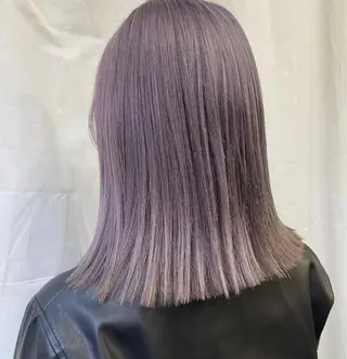 ミディアム カラー レイヤーカット/ 縮毛矯正/ミサキ💐のヘアスタイル