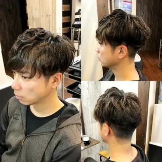 ショート パーマ メンズ メンズ大歓迎 ★feniceのヘアスタイル