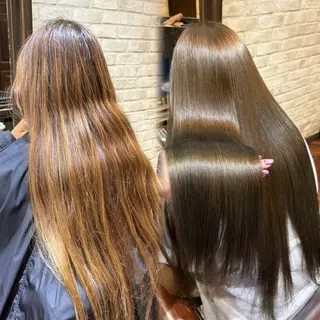 ロング カラー 🐺イノウエ サキ🐺のヘアスタイル