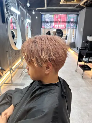 ショート ORANGE POP _HIBIKIのヘアスタイル