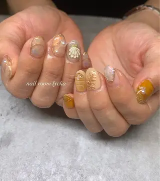 ネイル ﾈｲﾙﾙｰﾑﾘｯｶ 𝐦𝐚𝐲𝐮のネイルデザイン