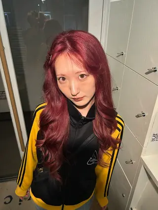 ロング カラー ヘアアレンジ vicca ekolu所属・わこ★骨格診断カット 早朝➕仕事終わりＯＫのヘアスタイル