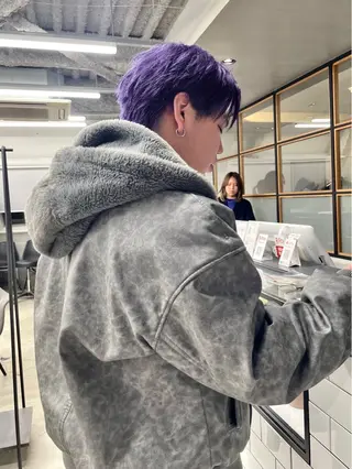 ショート カラー メンズ 🔥メンズ特化🔥 近澤✂️ダブルカラーのヘアスタイル