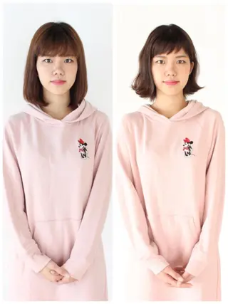 ミディアム 河野 薫のヘアスタイル