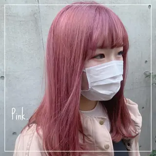 ロング カラー ヘアアレンジ 💕ブリーチ/ヘアメ 🎀YUUKAのヘアスタイル