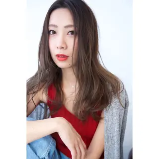 ロング カラー fio マナミのヘアスタイル