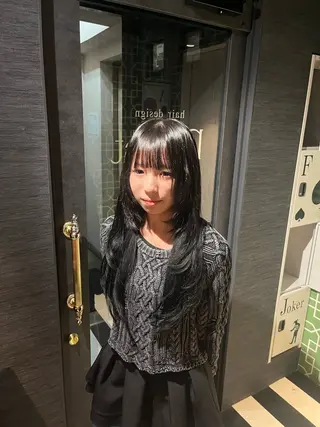 ロング αito新宿 カットモデル募集のヘアスタイル